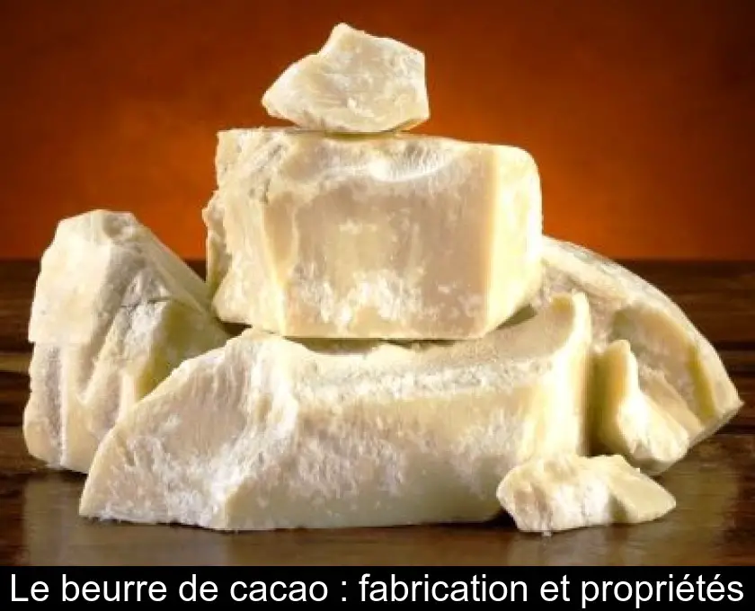 Le beurre de cacao : fabrication et propriétés
