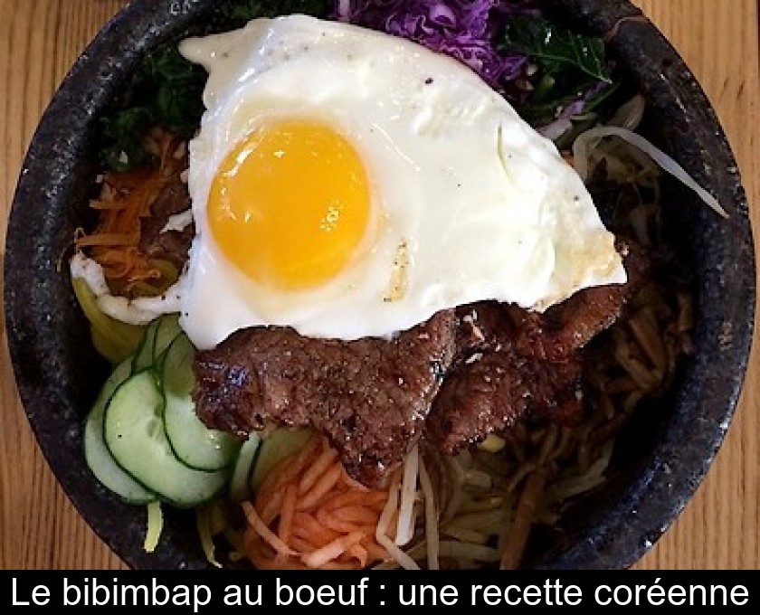 Le bibimbap au boeuf : une recette coréenne Le bibimbap au boeuf : une recette coréenne