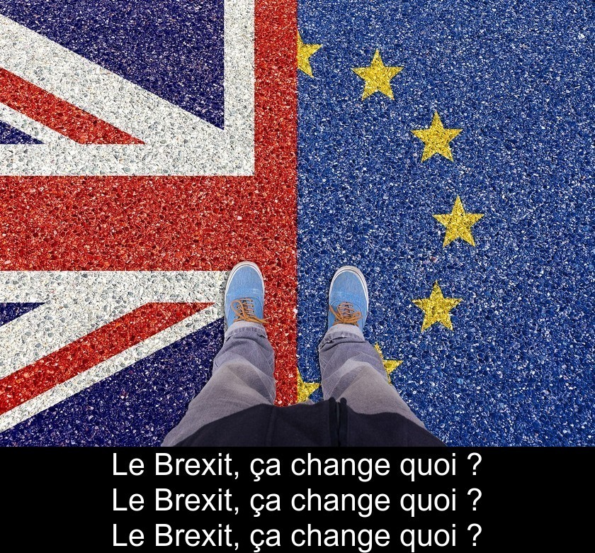 Le Brexit, ça change quoi ? Le Brexit, ça change quoi ?