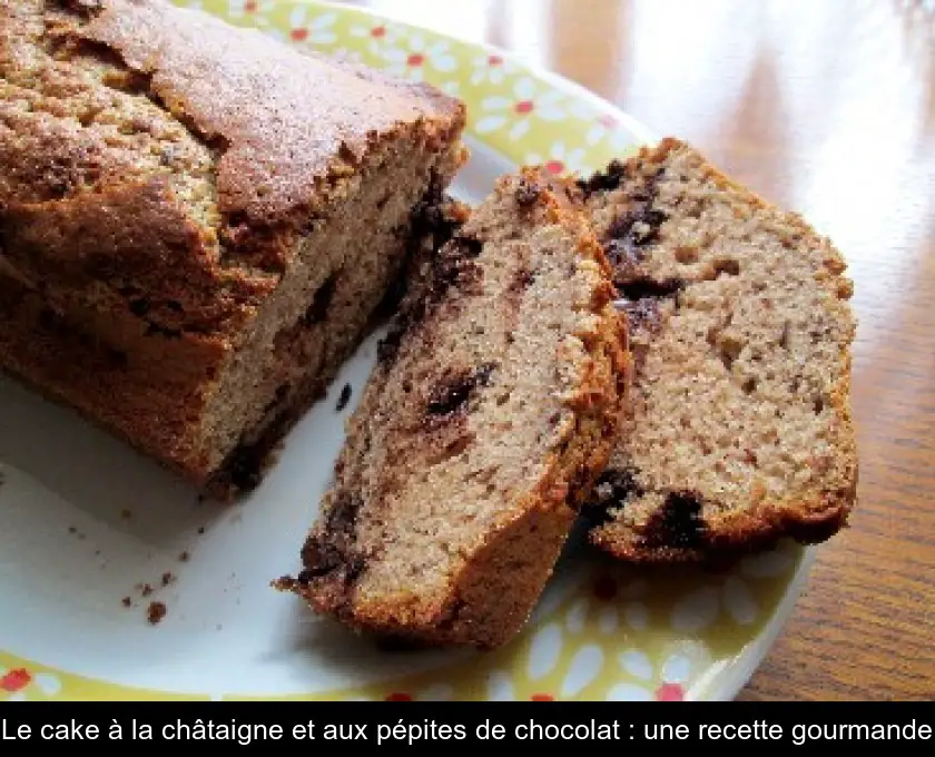 Le cake à la châtaigne et aux pépites de chocolat : une recette gourmande