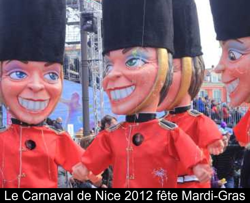 Le Carnaval de Nice 2012 fête Mardi-Gras