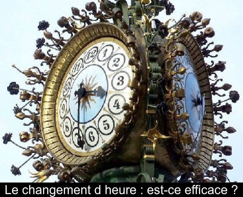 Le changement d'heure : est-ce efficace ? Le changement d'heure : est-ce efficace ?