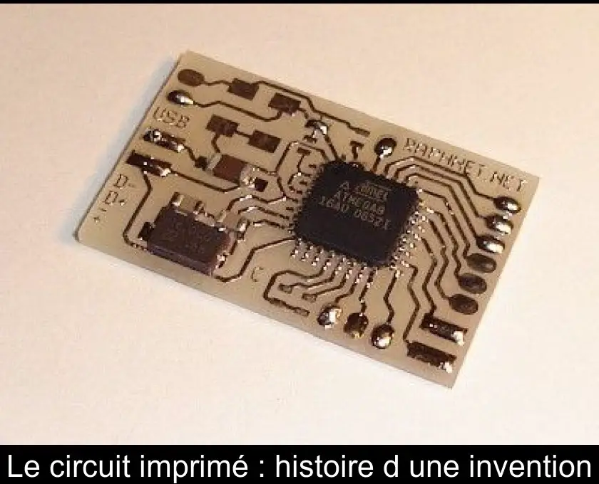Le circuit imprimé : histoire d'une invention