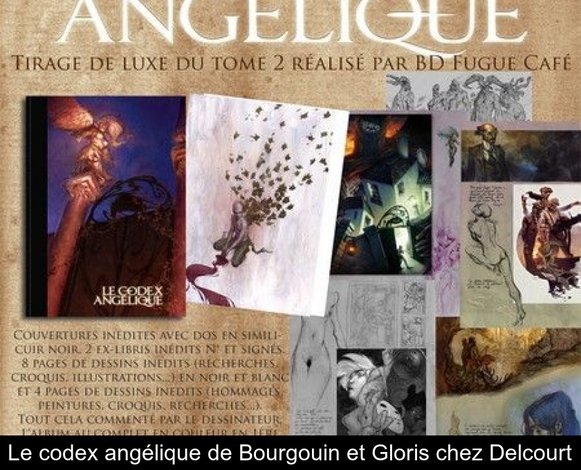 Le codex angélique de Bourgouin et Gloris chez Delcourt Le codex angélique de Bourgouin et Gloris chez Delcourt