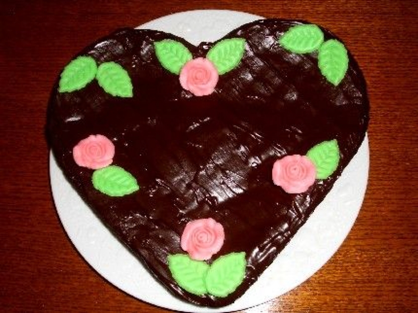 Le coeur tout chocolat : un dessert festif Le coeur tout chocolat : un dessert festif