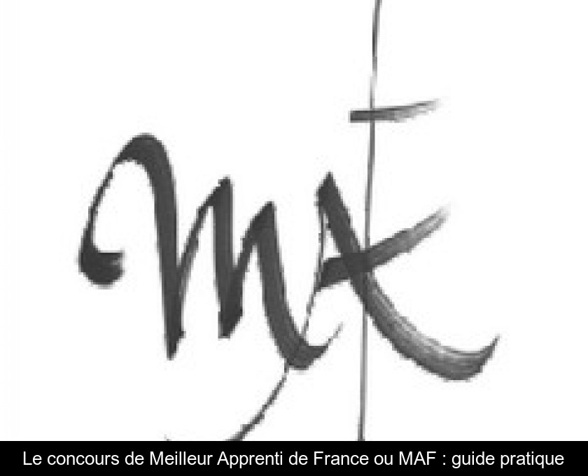 Le concours de Meilleur Apprenti de France ou MAF : guide pratique Le concours de Meilleur Apprenti de France ou MAF : guide pratique