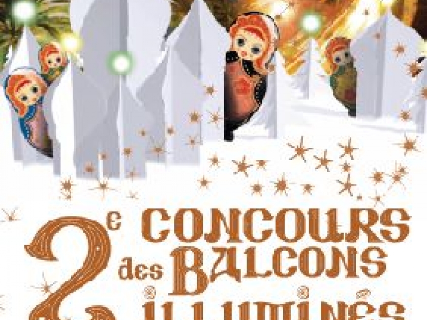 Le concours des balcons illuminés à Nice Le concours des balcons illuminés à Nice