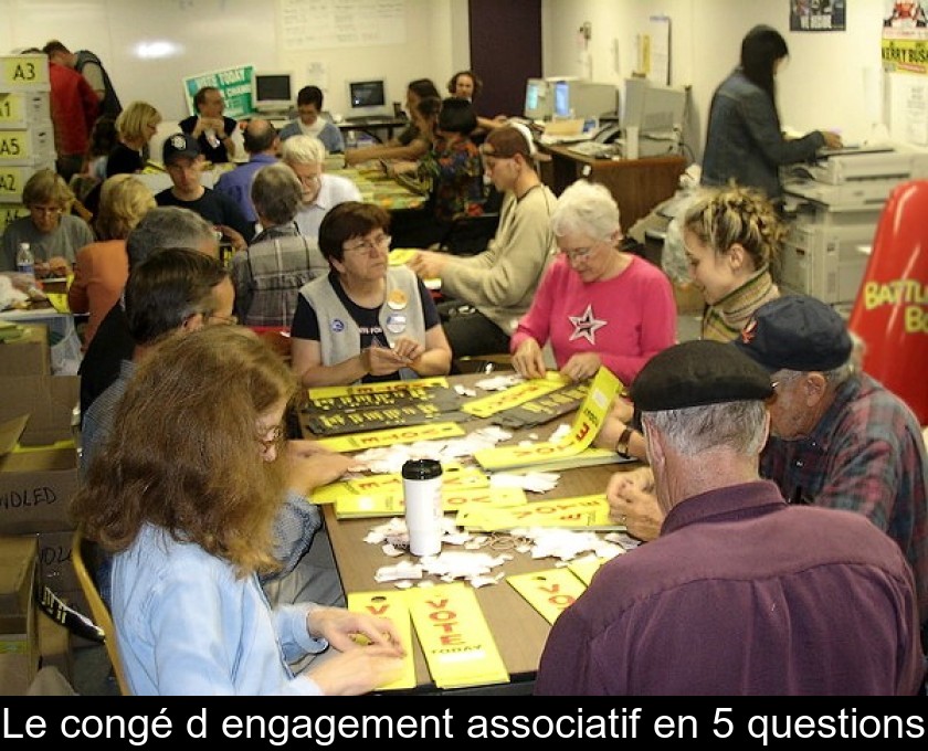 Le congé d'engagement associatif en 5 questions