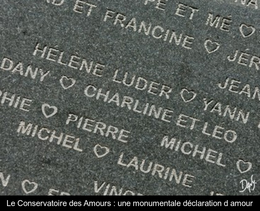 Le Conservatoire des Amours : une monumentale déclaration d'amour