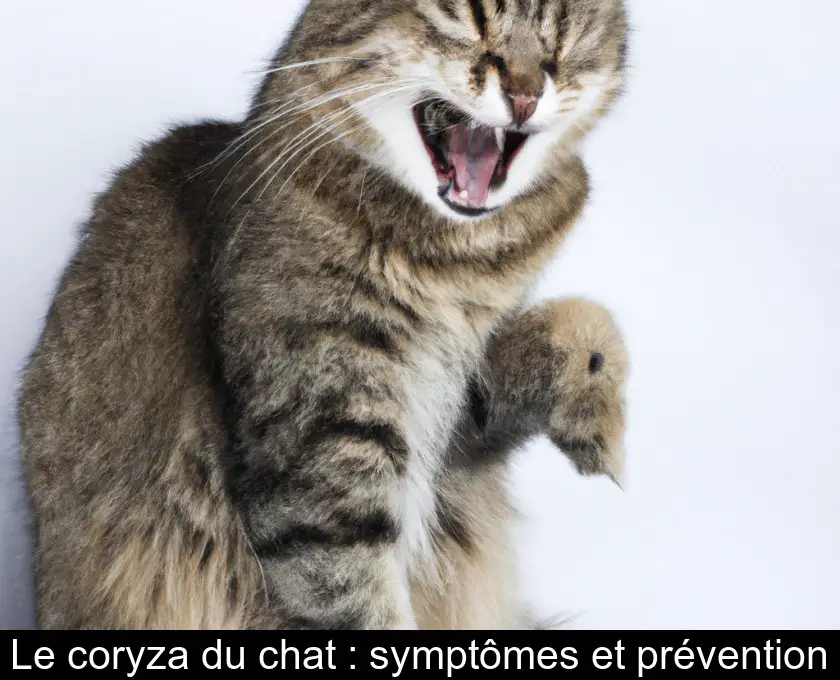 Le coryza du chat : symptômes et prévention