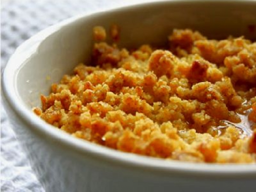 Le crumble à l'abricot : une recette savoureuse Le crumble à l'abricot : une recette savoureuse