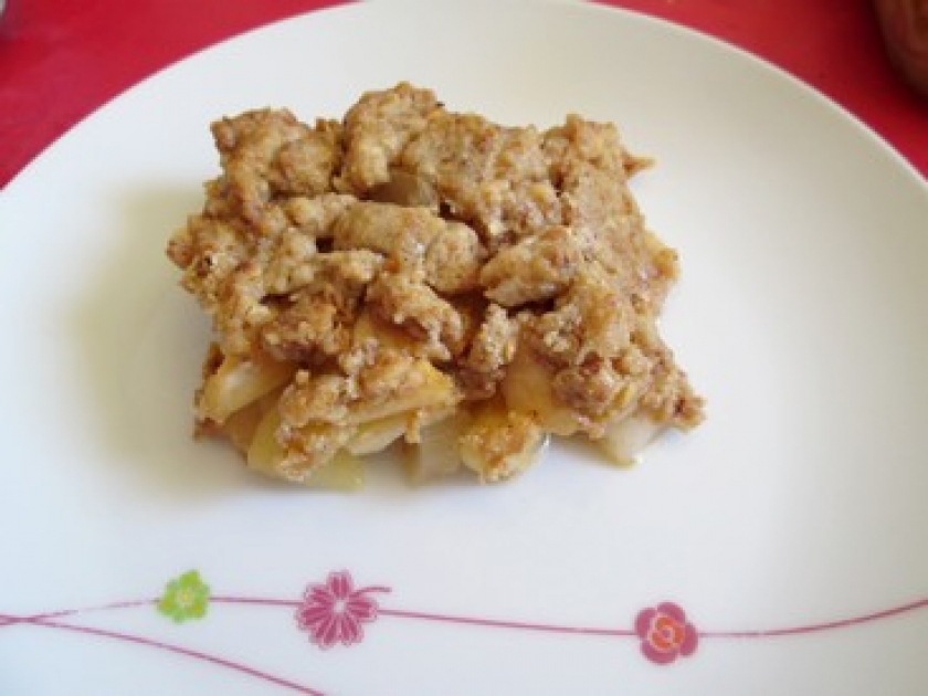 Le crumble poire pralin : une recette gourmande Le crumble poire pralin : une recette gourmande