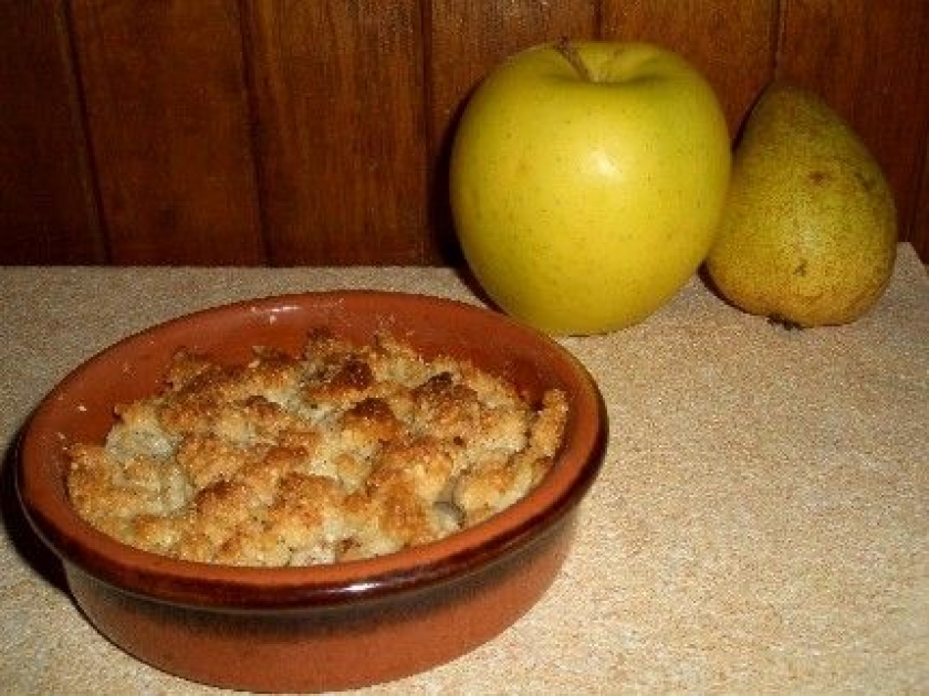 Le crumble pomme poire : une recette gourmande Le crumble pomme poire : une recette gourmande