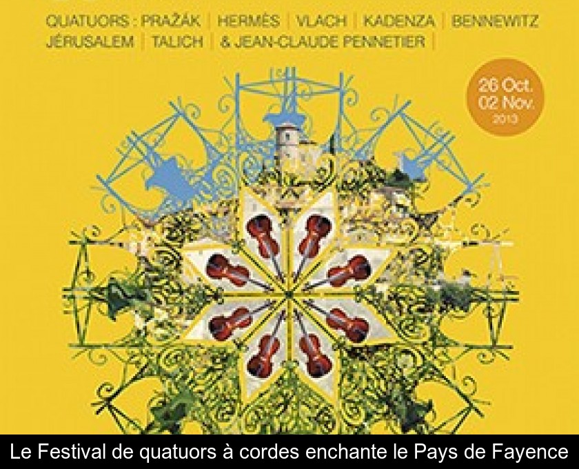 Le Festival de quatuors à cordes enchante le Pays de Fayence Le Festival de quatuors à cordes enchante le Pays de Fayence