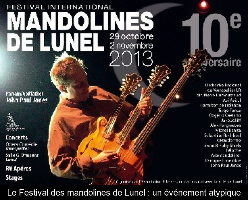 Le Festival des mandolines de Lunel : un événement atypique Le Festival des mandolines de Lunel : un événement atypique