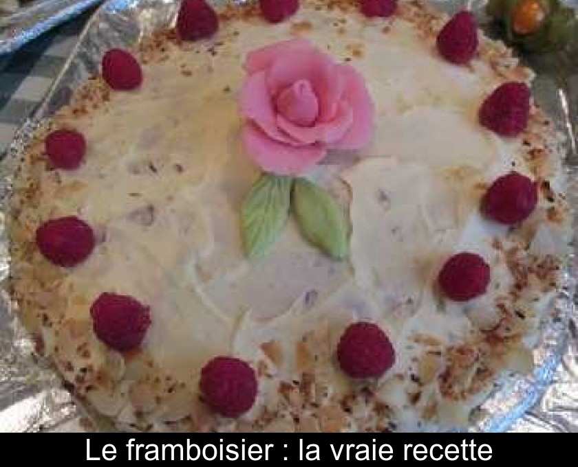 Recette de framboisier - Blog de