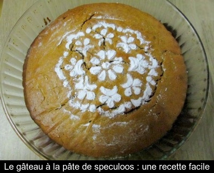 Le Gateau A La Pate De Speculoos Une Recette Facile Le Gateau A La Pate De Speculoos Une Recette Facile
