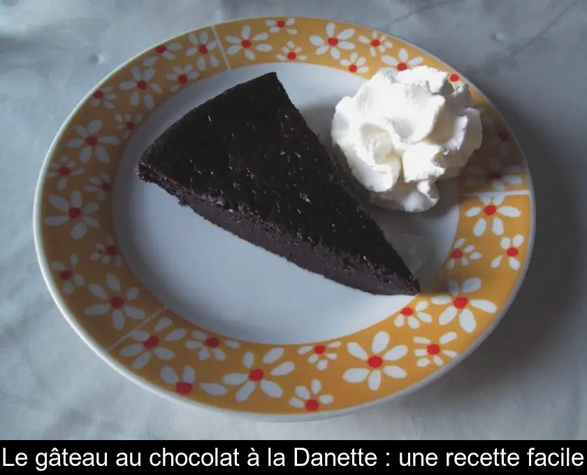 Le gâteau au chocolat à la Danette : une recette facile