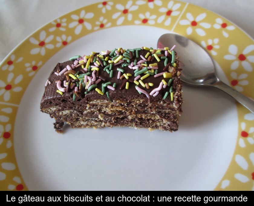 Le gâteau aux biscuits et au chocolat : une recette gourmande Le gâteau aux biscuits et au chocolat : une recette gourmande