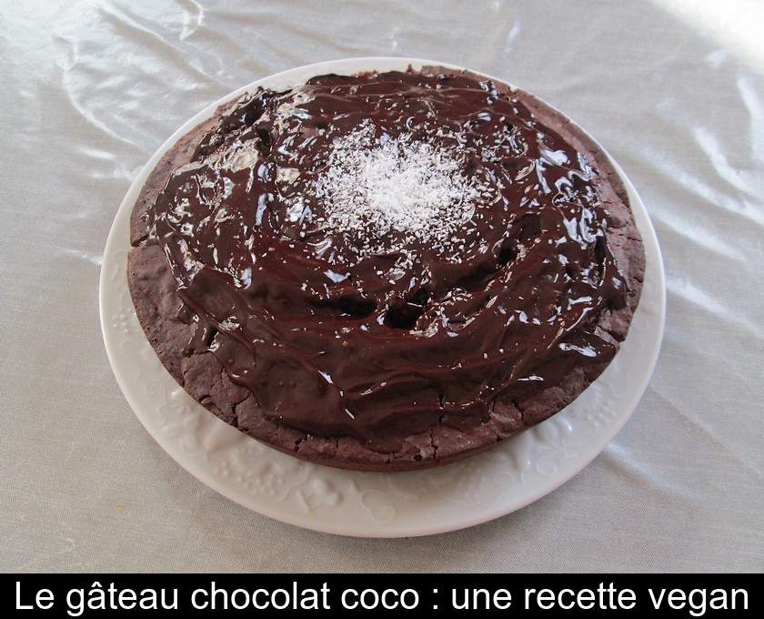 Gâteau végan au chocolat & glaçage à la margarine