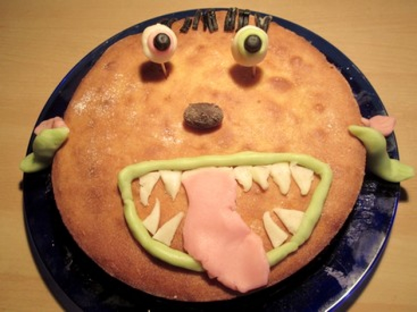 Le gâteau monstre au citron : une recette pour Halloween Le gâteau monstre au citron : une recette pour Halloween