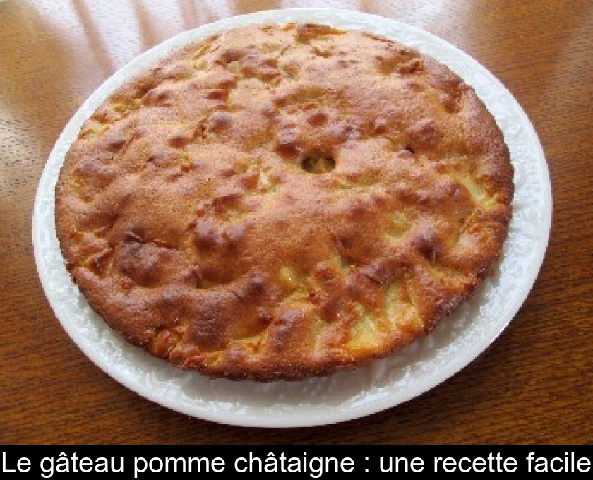 Le Gateau Pomme Chataigne Une Recette Facile Le Gateau Pomme Chataigne Une Recette Facile