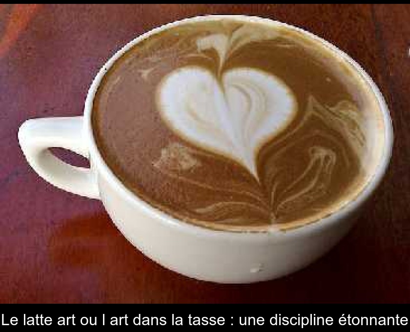 Le latte art ou l'art dans la tasse : une discipline étonnante Le latte art ou l'art dans la tasse : une discipline étonnante
