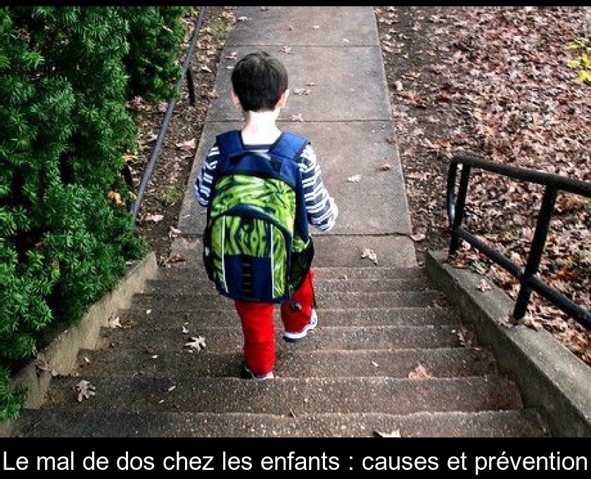 Le mal de dos chez les enfants : causes et prévention