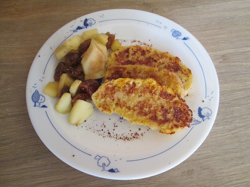 Le pain perdu aux pommes : la recette en images Le pain perdu aux pommes : la recette en images