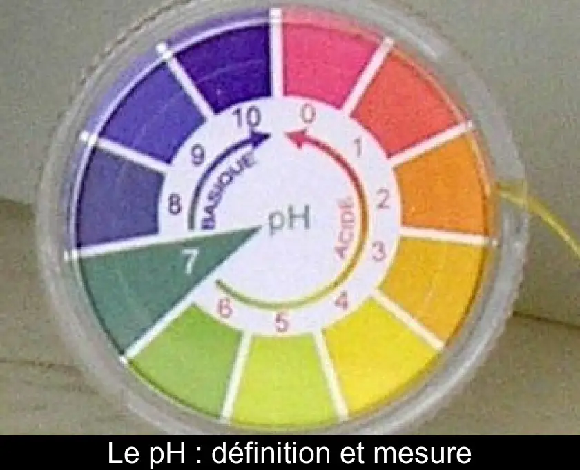 Le pH : définition et mesure