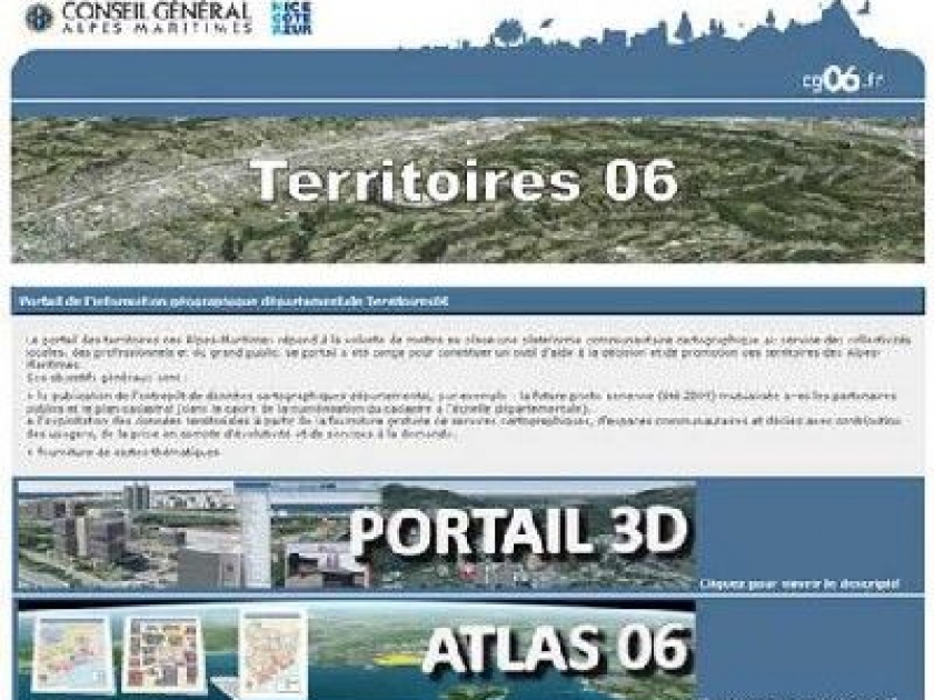 Le portail numérique des Alpes-Maritimes : un projet unique en France Le portail numérique des Alpes-Maritimes : un projet unique en France