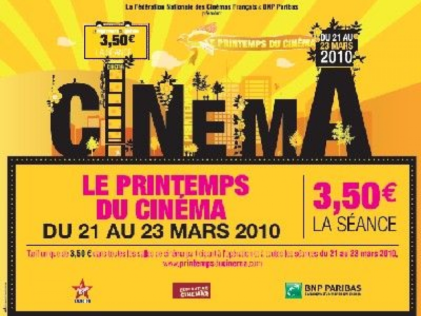 Le Printemps du Cinéma : des séances à petit prix Le Printemps du Cinéma : des séances à petit prix