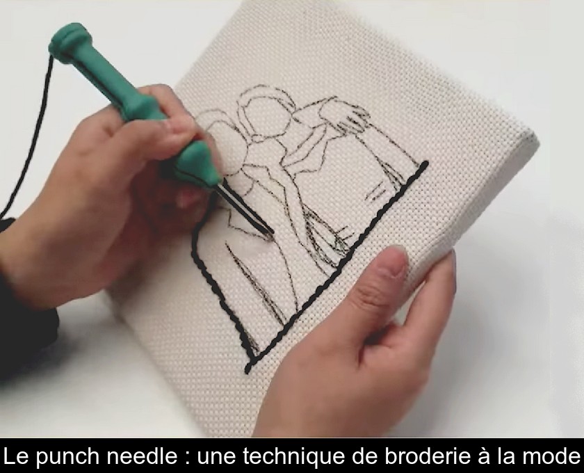 Le punch needle : une technique de broderie à la mode