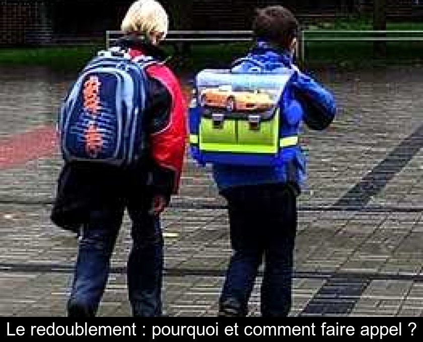 Le redoublement : pourquoi et comment faire appel ? Le redoublement : pourquoi et comment faire appel ?