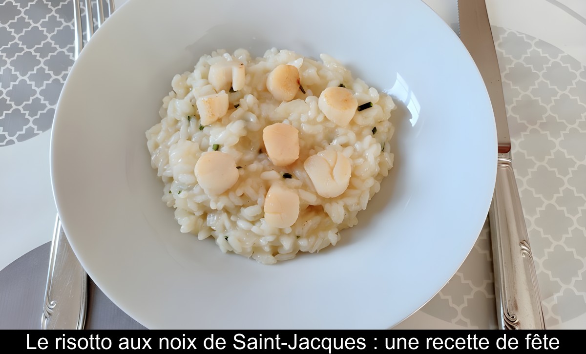Le risotto aux noix de Saint-Jacques : une recette de fête