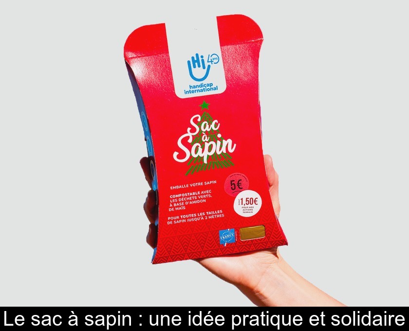 Le sac à sapin : une idée pratique et solidaire