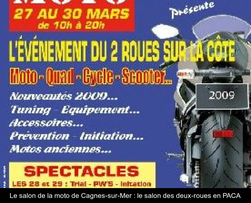 Le salon de la moto de Cagnes-sur-Mer : le salon des deux-roues en PACA