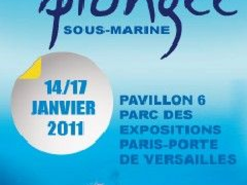 Le Salon de la plongée sous-marine, Porte de Versailles à Paris Le Salon de la plongée sous-marine, Porte de Versailles à Paris