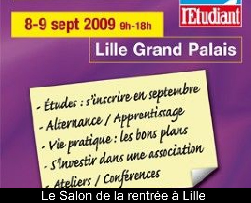 Le Salon de la rentrée à Lille Le Salon de la rentrée à Lille