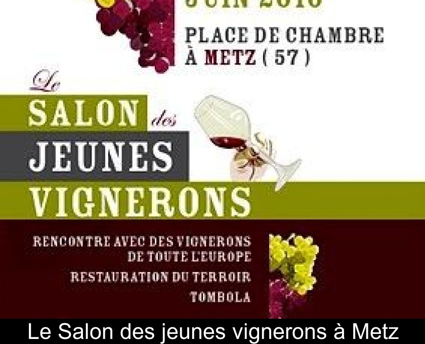 Le Salon des jeunes vignerons à Metz Le Salon des jeunes vignerons à Metz