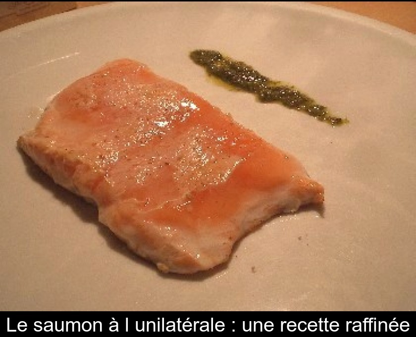 Le Saumon à Lunilatérale Une Recette Raffinée