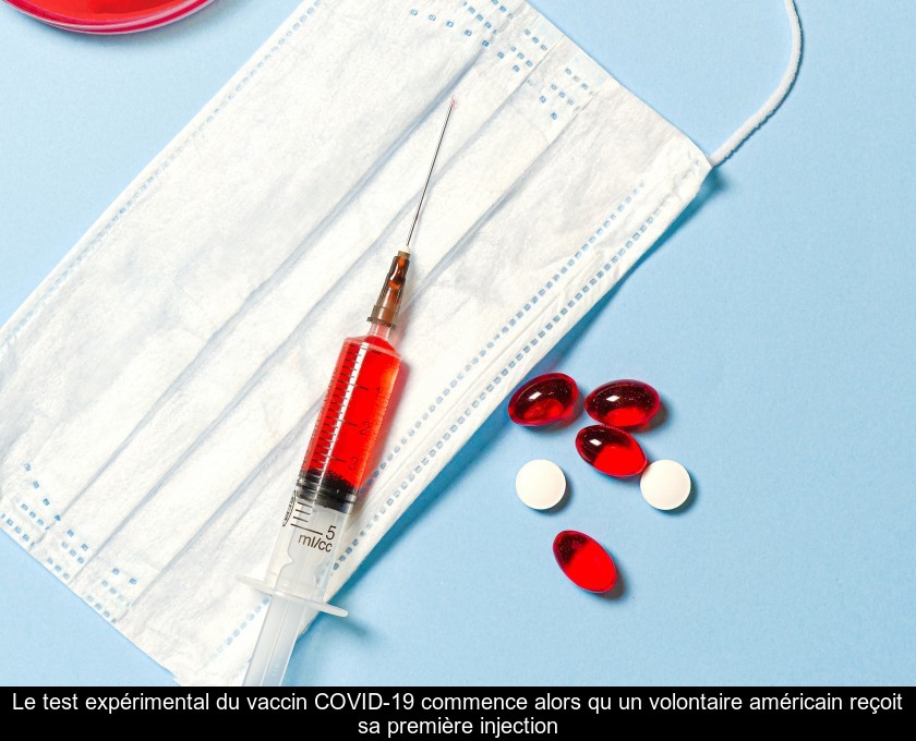 Le test expérimental du vaccin COVID-19 commence alors qu'un volontaire américain reçoit sa première injection Le test expérimental du vaccin COVID-19 commence alors qu'un volontaire américain reçoit sa première injection