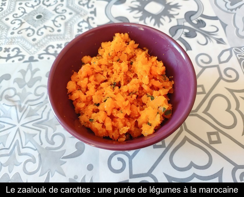 Le zaalouk de carottes : une purée de légumes à la marocaine Le zaalouk de carottes : une purée de légumes à la marocaine