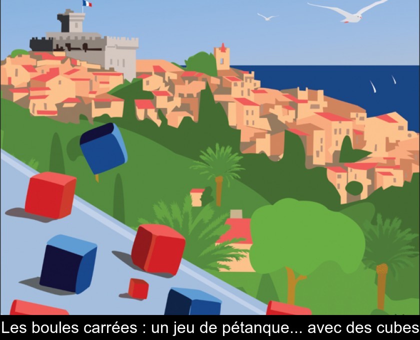 Les boules carrées : un jeu de pétanque... avec des cubes