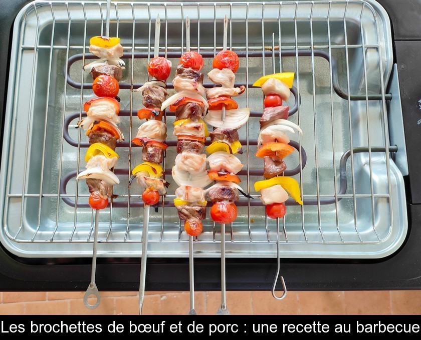 Brochettes de porc au barbecue