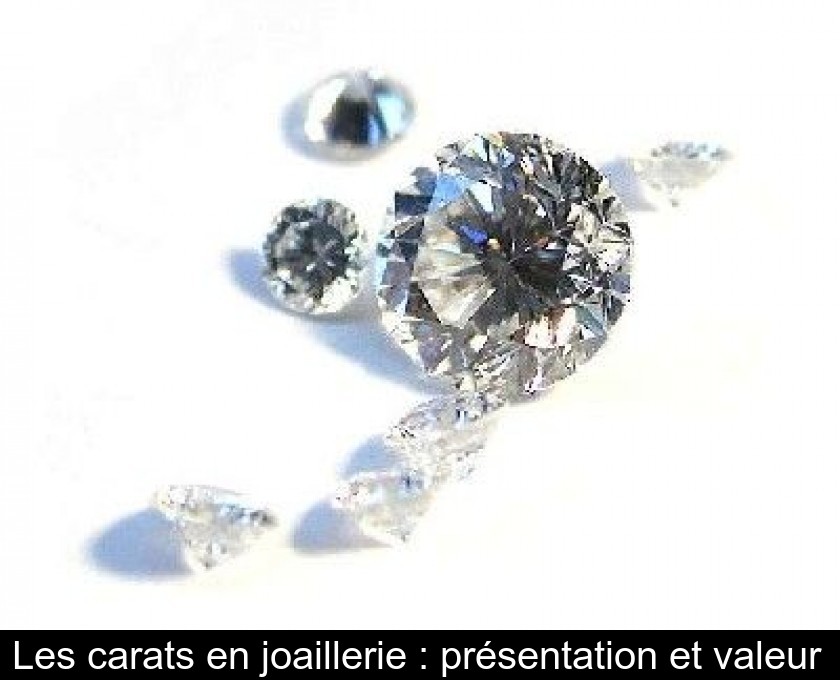 Les carats en joaillerie : présentation et valeur Les carats en joaillerie : présentation et valeur