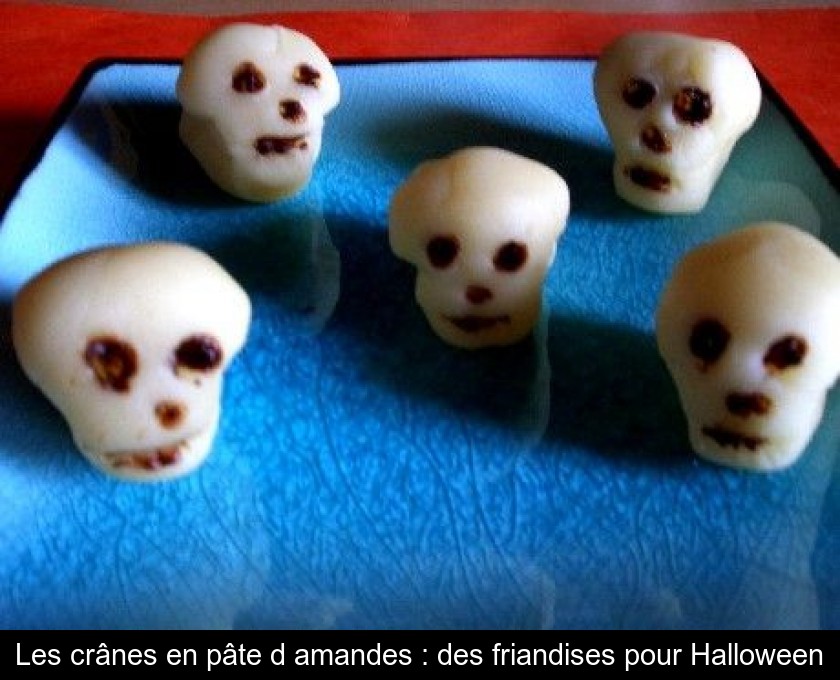 Les crânes en pâte d'amandes : des friandises pour Halloween Les crânes en pâte d'amandes : des friandises pour Halloween