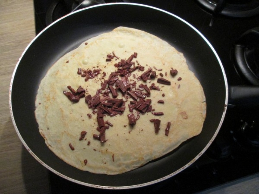 Les crêpes aux pépites de chocolat : une recette facile Les crêpes aux pépites de chocolat : une recette facile