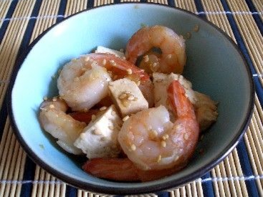 Les crevettes sautées au tofu : une recette diététique Les crevettes sautées au tofu : une recette diététique