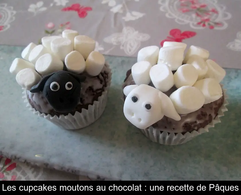 Les cupcakes moutons au chocolat : une recette de Pâques